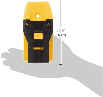 DEWALT Stud Finder, 3/4‰۝, Locate Framing Studs Efficiently with LED Arrows, Ideal for Wood and Metal, AAA Batteries Included (DW0100)