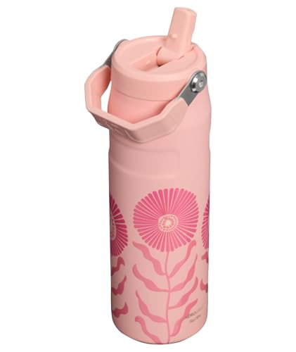 STANLEY IceFlow Flip Straw 2.0 Bottle, 24 oz, Sorbet Garden