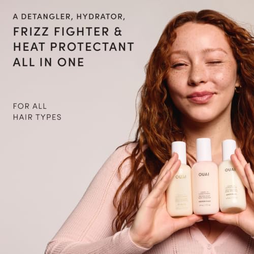 OUAI Multitasking Leave In Conditioner - St. Barts Scent - Travel Size