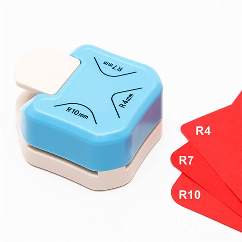 QIQQIKIN Paper Corner Rounder 3 in 1 •?öR4mm+R7mm+R10mm•?ä•?Î Punches for Crafts•?Î Cutter •?ÎEnvelope Punch Board •?ÎHole Puncher•?Î Laminate, DIY Projects, Photo Cutter,Card Making Scrapbooking and Journaling