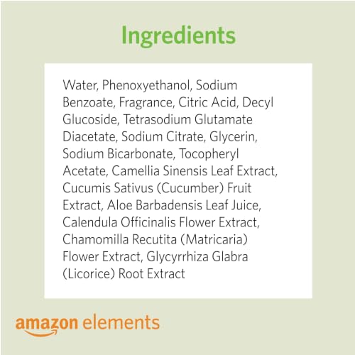 Amazon Elements Baby Wipes, Fresh Scent, Flip-Top Packs, Alcohol-Free, With