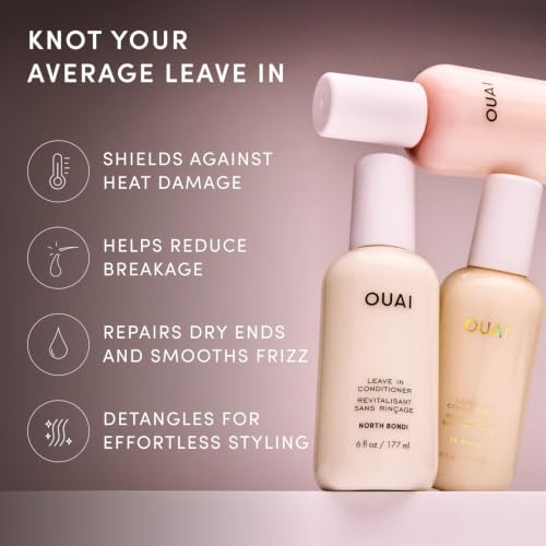 OUAI Multitasking Leave In Conditioner - St. Barts Scent - Travel Size