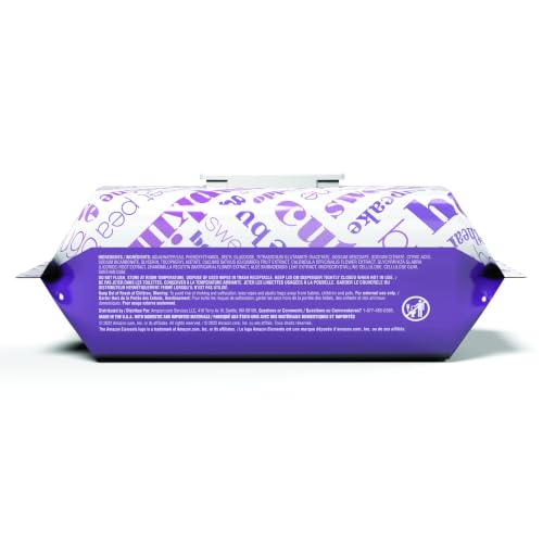 Amazon Elements Baby Wipes, Sensitive, Unscented, Cleans Gently, 270 Count, Flip-Top Packs, Pack of 3