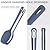 ChefAide 5 Pieces Silicone Spatula Set, Food Grade Rubber Spatula, Upgrade Strong Handle with Ergonomic Grip, Heat Resistant Up to 600å¡F for Nonstick Cookware, Cooking