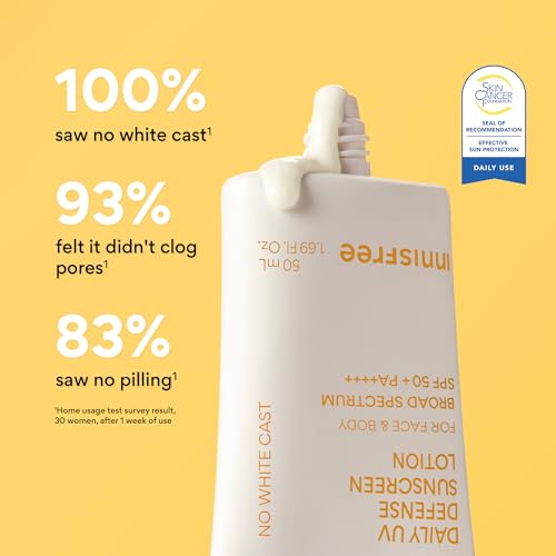 innisfree Daily UV Defense Sunscreen SPF 50+ PA++++, Korean Face Sunscreen