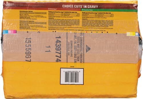 Pedigree Wet Dog Food, Choice Cuts Adult Canned Dog Food, Beef & Country Stew