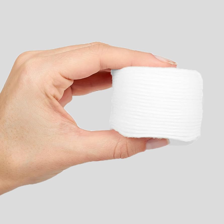 Amazon Basics Hypoallergenic Cotton Rounds for Makeup Removal and Skincare