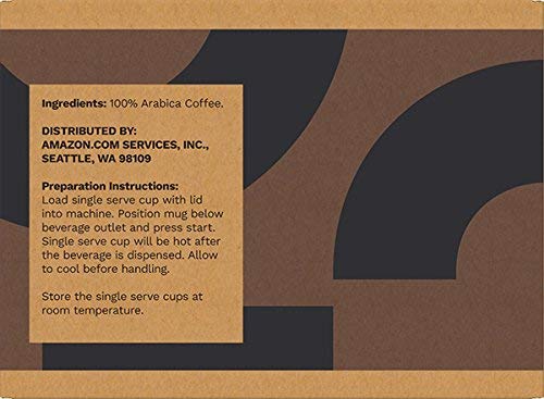 Solimo Dark Roast Coffee Pods, Compatible with Keurig 2.0 K-Cup Brewers 100