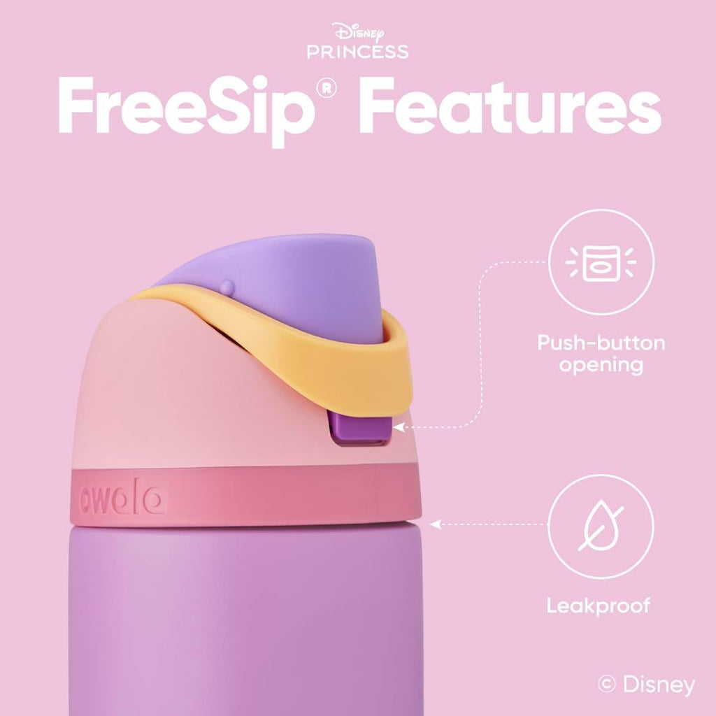 Owala Disney Princess FreeSip Insulated Stainless Steel Water Bottle with