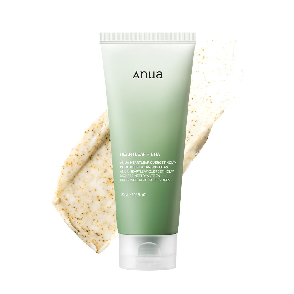 Anua Heartleaf Quercetinol Pore Deep Cleansing Foam, Face wash for Pore
