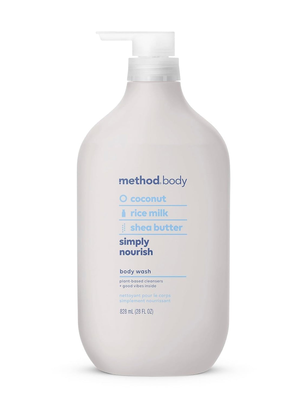 Method Body Wash, Simply Nourish, Paraben and Phthalate Free, 28 oz (Pack of