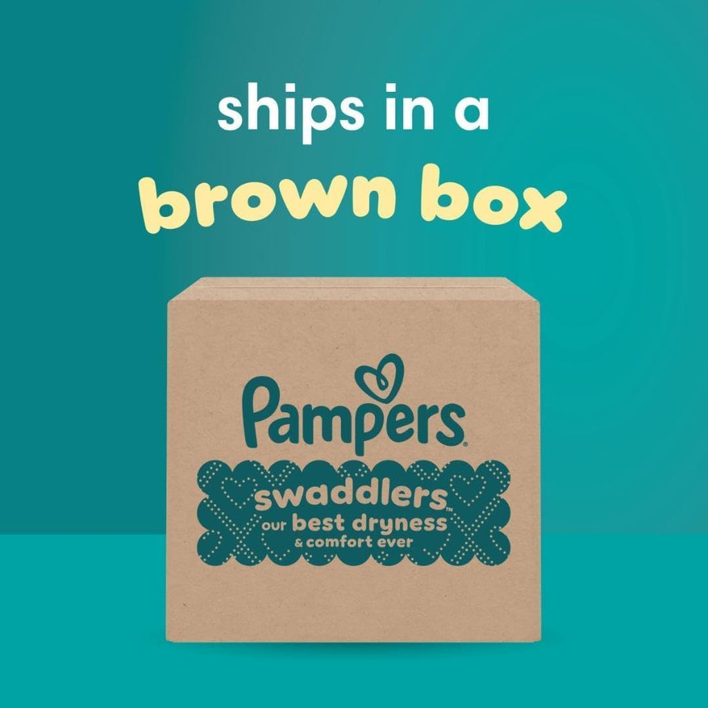 Pampers Swaddlers Diapers, Size 4 (15-34 lbs), 150 Count, Absorbent, Keeps