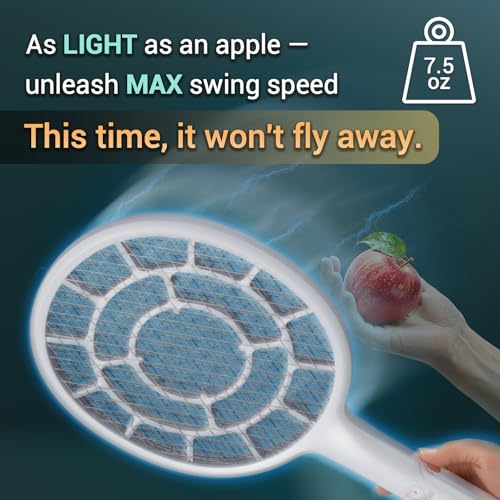 YsChois Electric Fly Swatter, Bug Zapper Companion, Mosquito Killer Racket