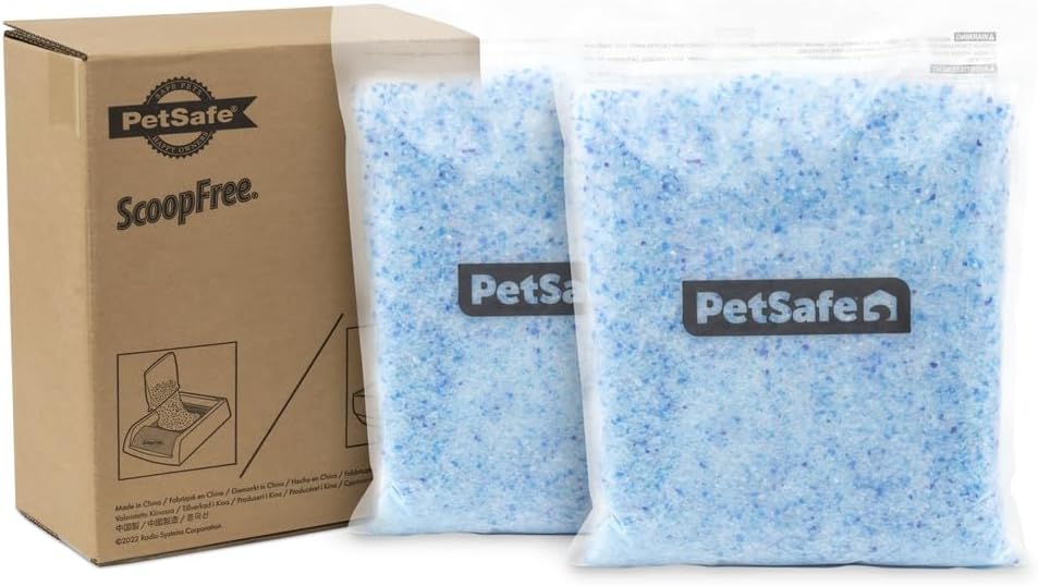 PetSafe ScoopFree Premium Crystal Cat Litter - Outperforms Clay Litter