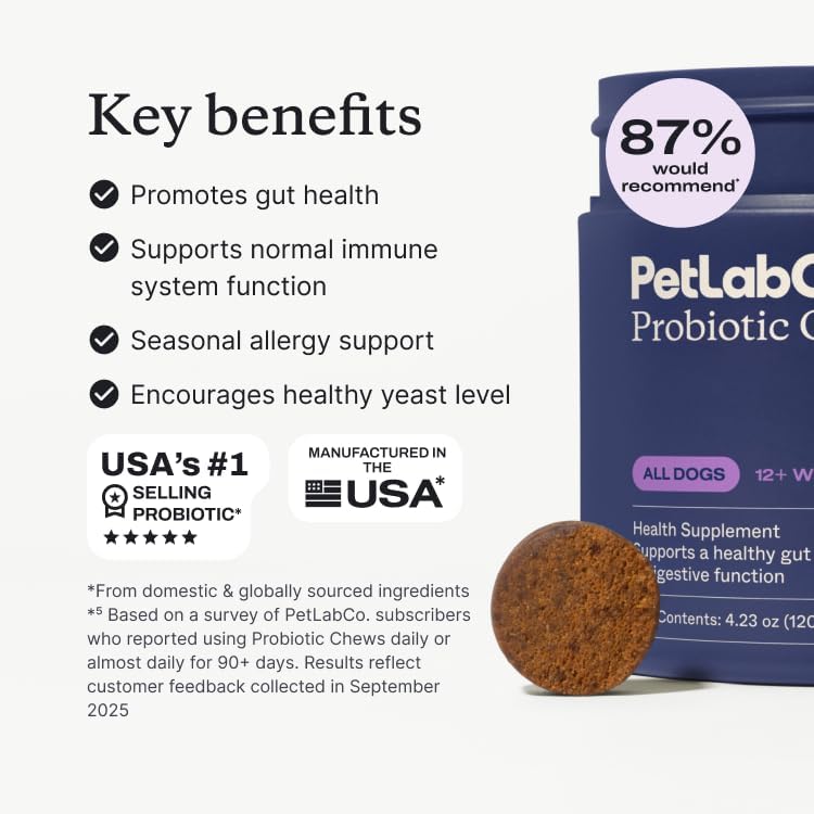 PetLab Co. Probiotics for Dogs, Support Gut Health, Occasional Diarrhea