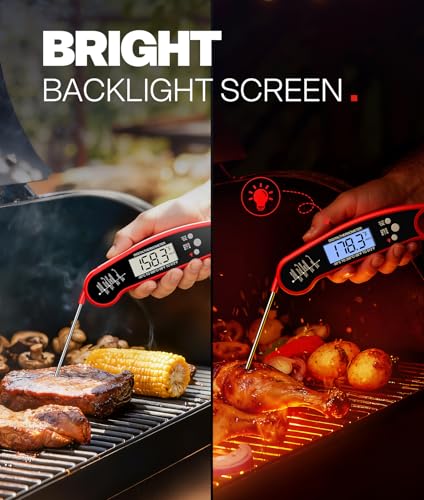 Meat Thermometer Digital, 1-2 Sec Instant Read, Food, Cooking, Grill