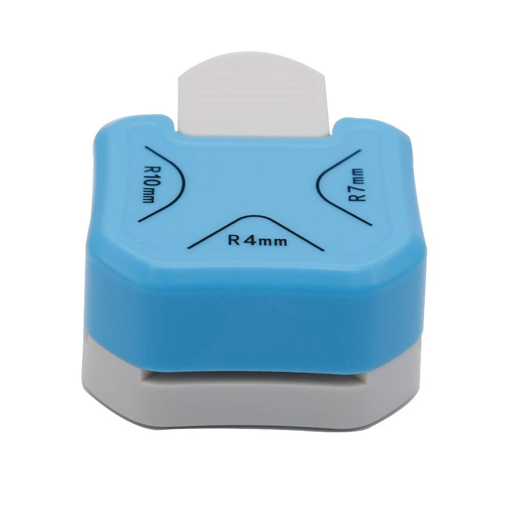 QIQQIKIN Paper Corner Rounder 3 in 1 •?öR4mm+R7mm+R10mm•?ä•?Î Punches for Crafts•?Î Cutter •?ÎEnvelope Punch Board •?ÎHole Puncher•?Î Laminate, DIY Projects, Photo Cutter,Card Making Scrapbooking and Journaling