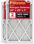 Filtrete 20x25x1 AC Furnace Air Filter, MERV 11, MPR 1000, Micro Allergen