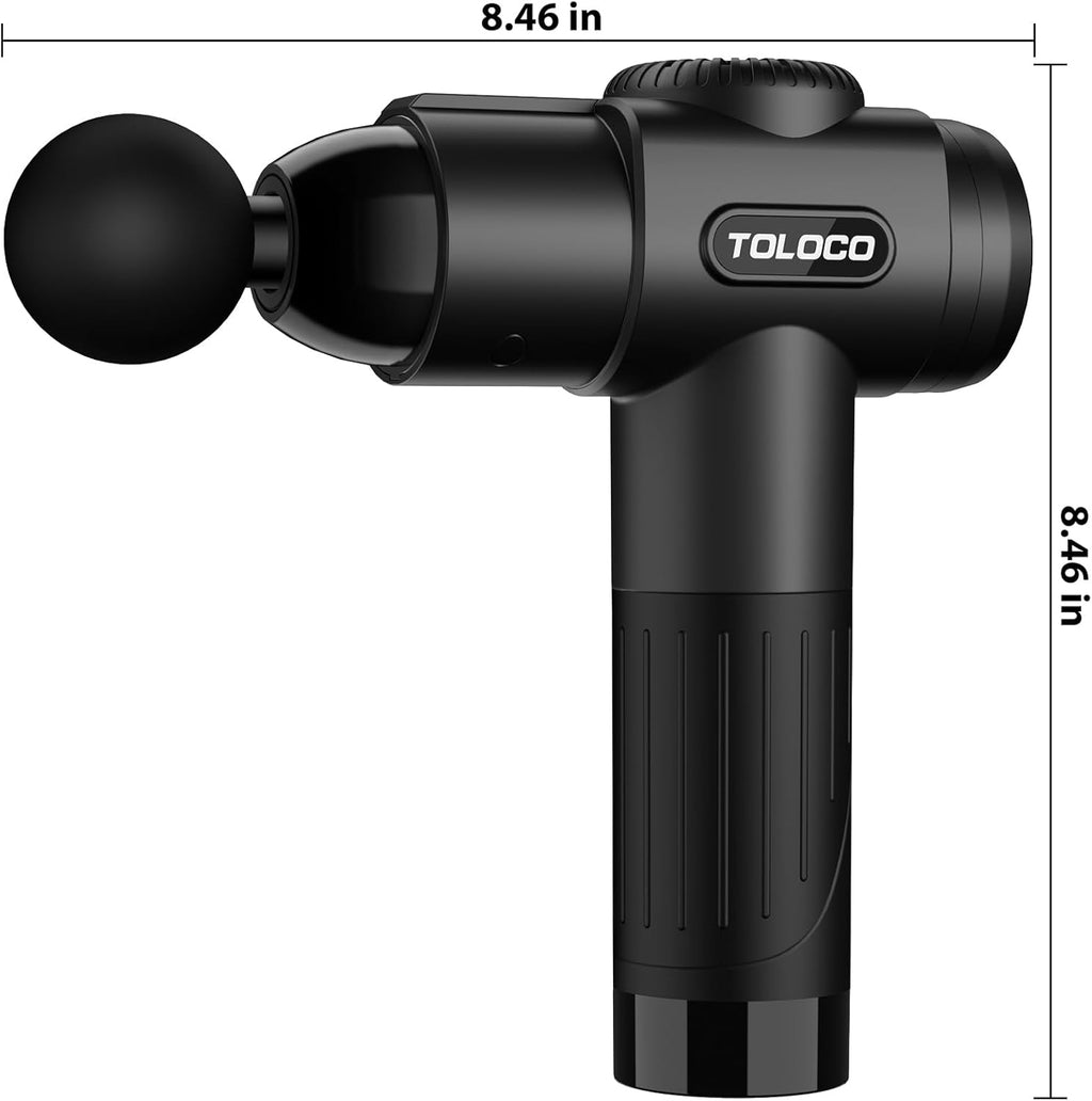 TOLOCO Massage Gun, Deep Tissue Back Massage for Athletes for Pain Relief