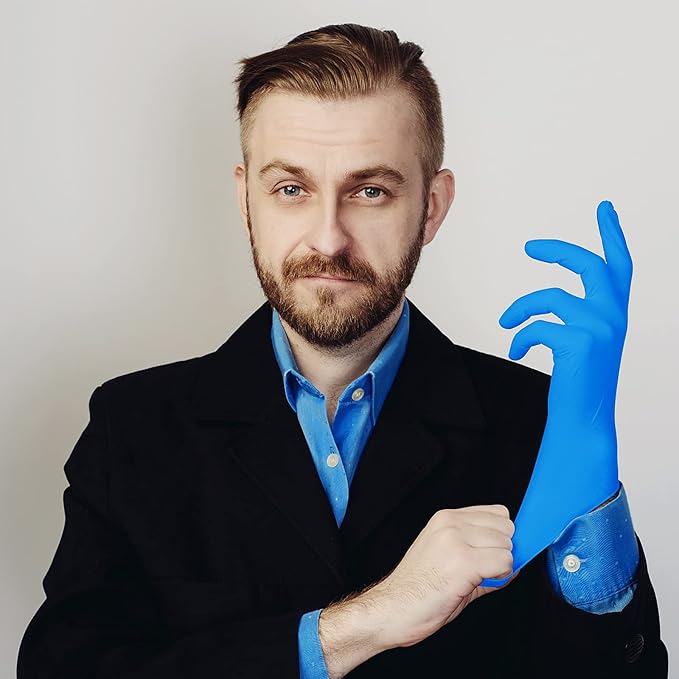 PEIPU Nitrile Disposable Gloves•?ÎPowder Free, Cleaning Service Gloves, Latex Free