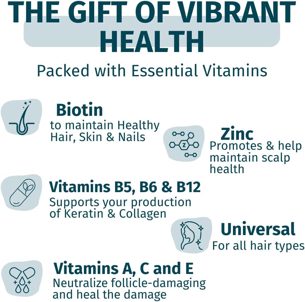 WEEM Hair Skin and Nails Gummies - Supports Healthy Hair - Vegan biotin
