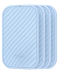 TOURIT 4 Pack Reusable Slim Ice Packs for Lunch Boxes and Coolers