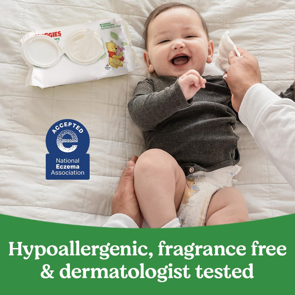 Huggies Natural Care Sensitive Baby Wipes, Hypoallergenic, 99% Purified