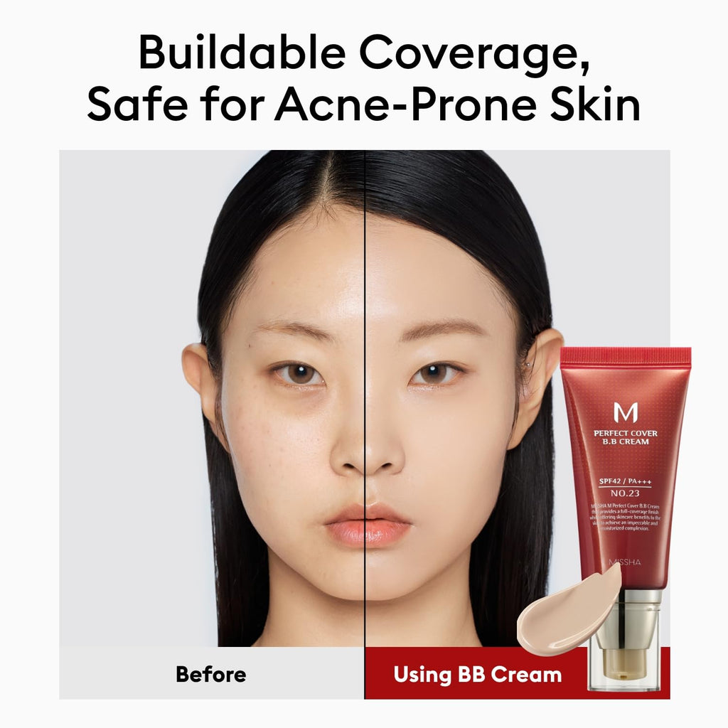 MISSHA M Perfect Cover BB Cream No.23 Natural Beige -Light/Medium with
