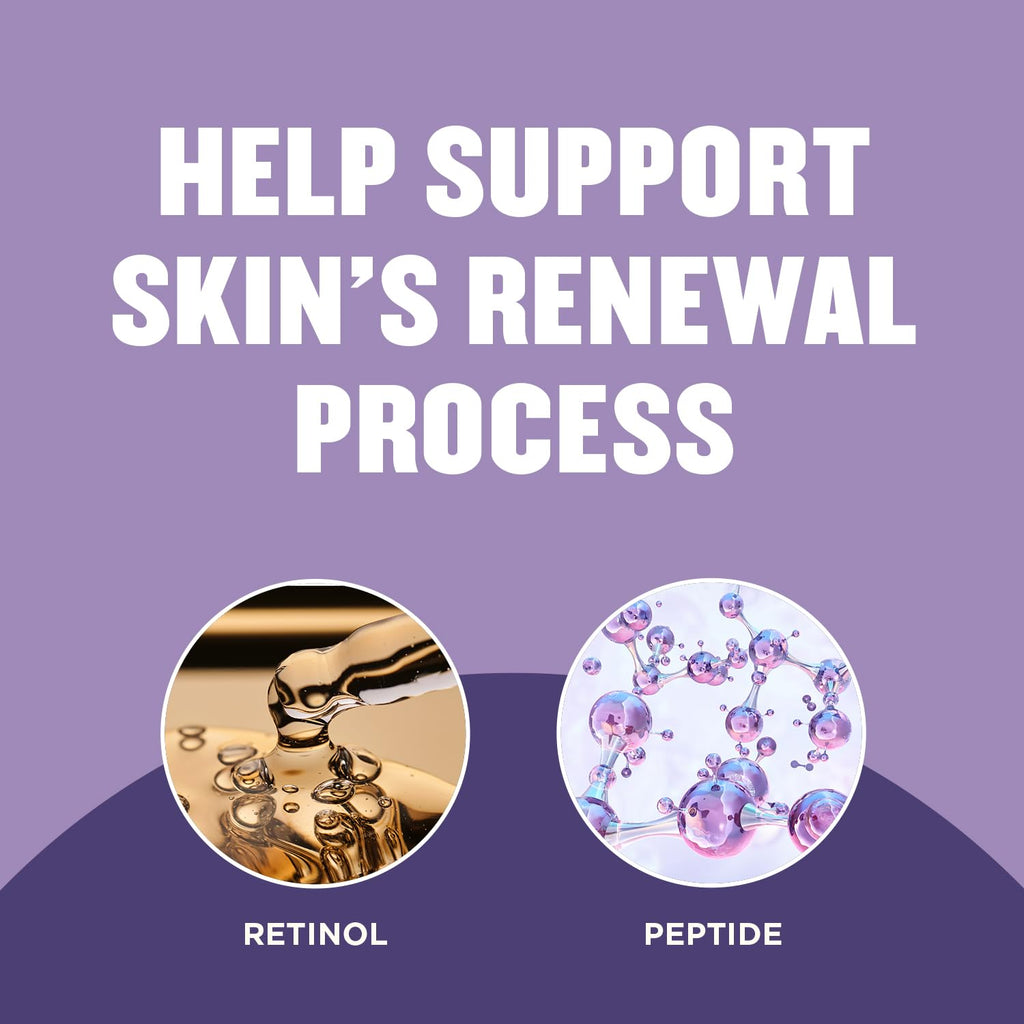 Gold Bond Age Renew Retinol Overnight Body & Face Lotion, Retinol Face and