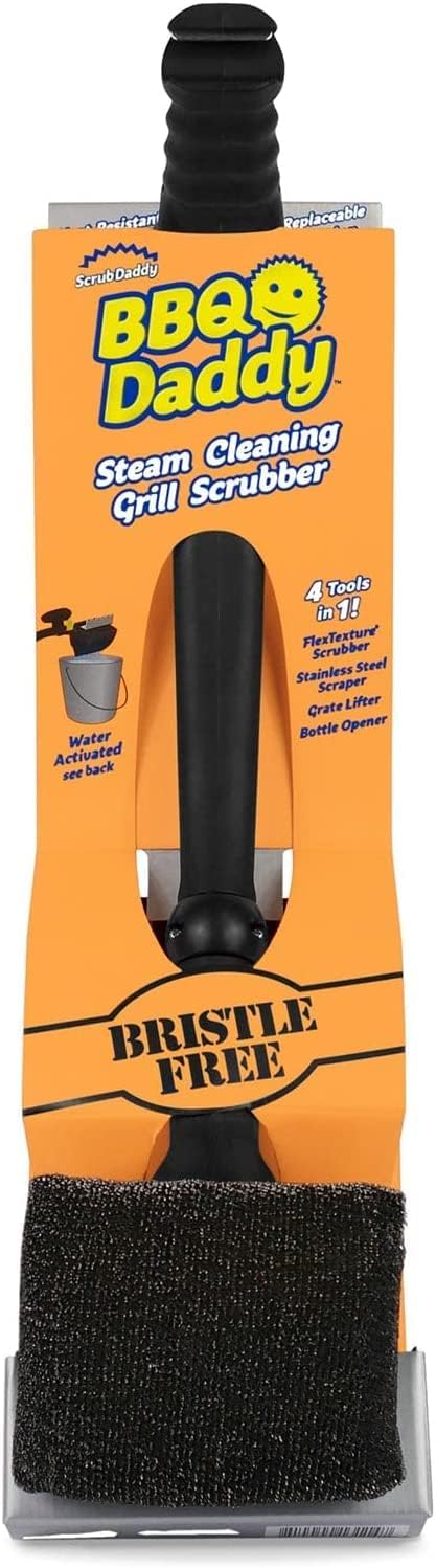 Scrub Daddy BBQ Daddy Grill Brush for Outdoor Grill - Bristle Free Grill