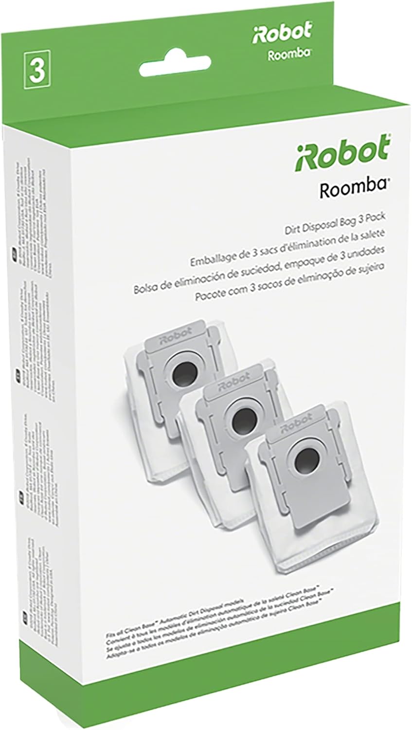 iRobot Authentic Replacement Parts - 3 Count (Pack of 1) Dirt Disposal Bags