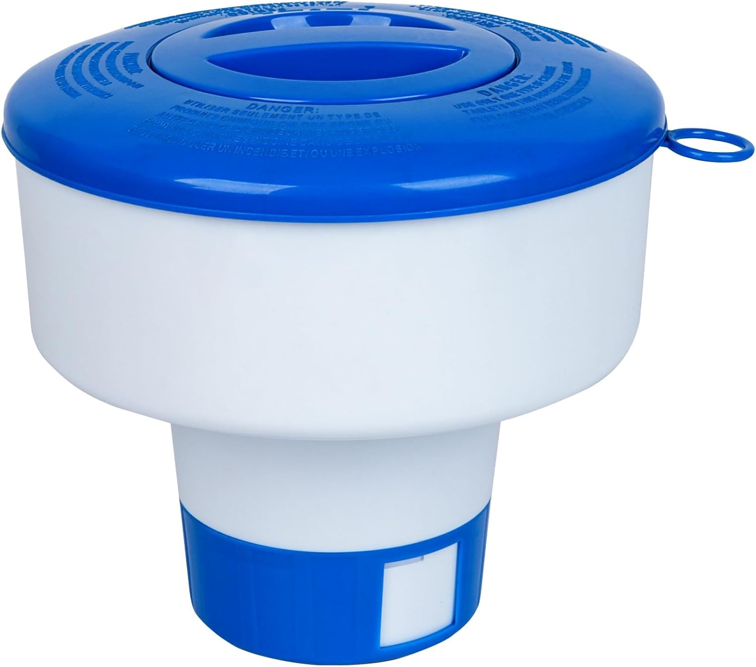 Pool Chlorine Floater for Pools Fits 3" Tablets,7" Diameter Chlorine Tablet Floater with Adjustable Flow Vents Balanced Chemical Dispenser for hot tub/Spa•?öCollapsible•?ä