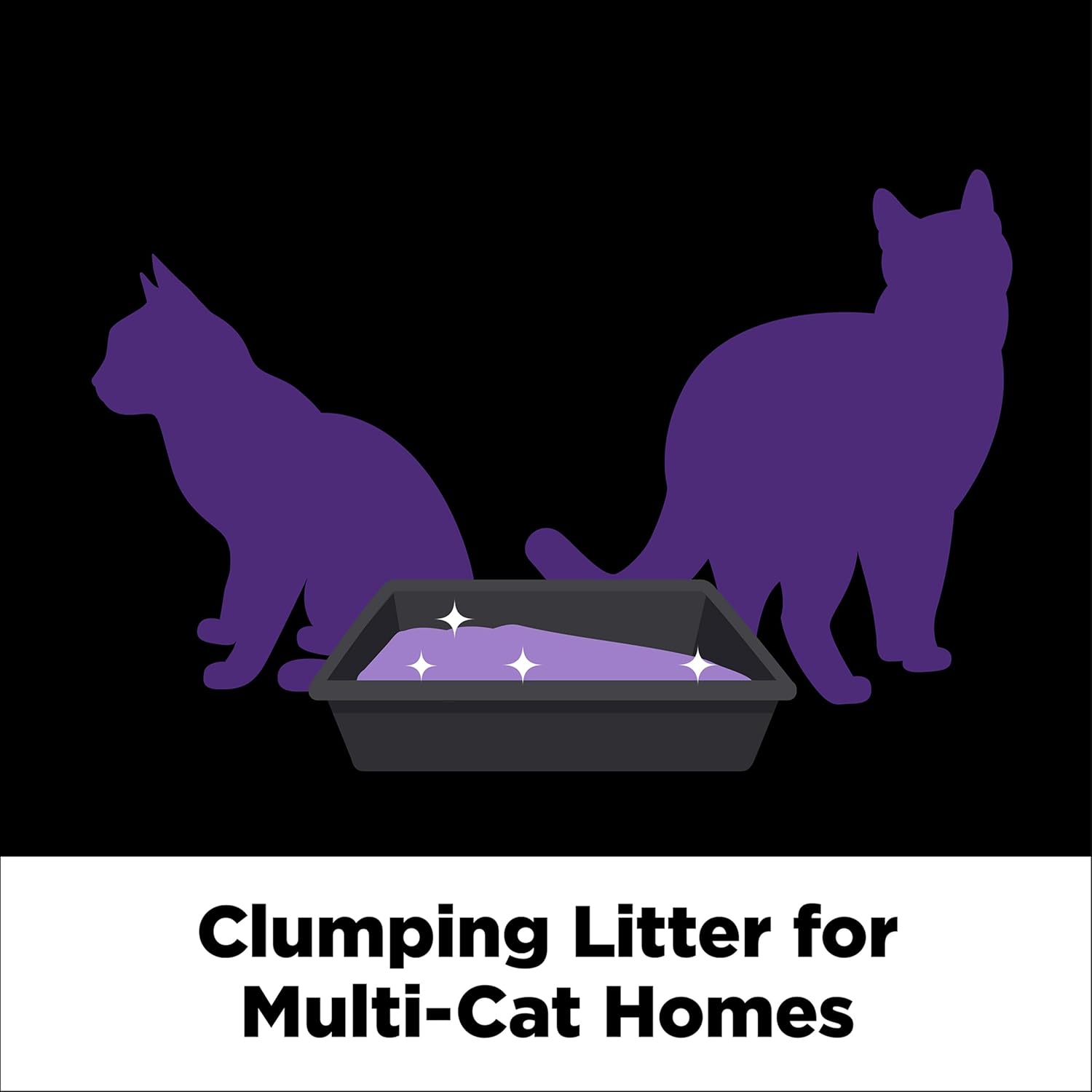 ARM & HAMMER Clump & Seal SLIDE Platinum Multi-Cat Clumping Cat Litter, Easy