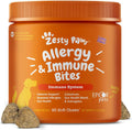 Zesty Paws Allergy Immune Bites - Dog Allergy Chews, Dog Probiotics for Itchy Skin and Ears, Lamb, 90ct