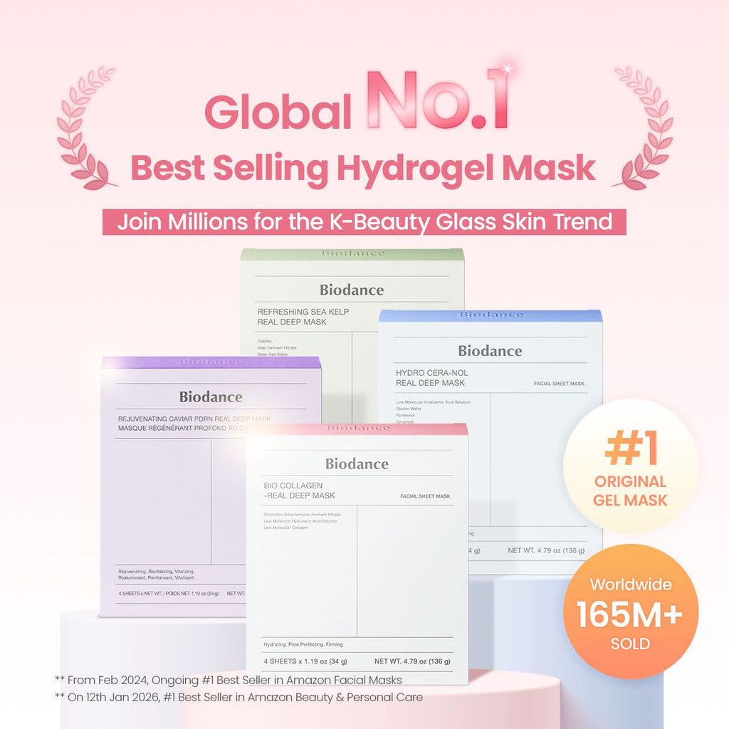 BIODANCE Bio-Collagen Real Deep Mask, Hydrating Overnight Hydrogel Face Mask