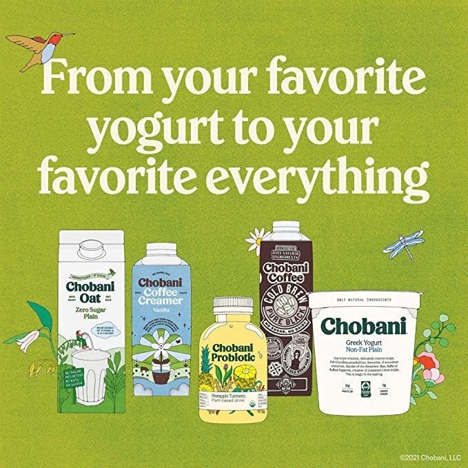 Chobaniå¨ Vanilla Blended Non-Fat Greek Yogurt 32oz