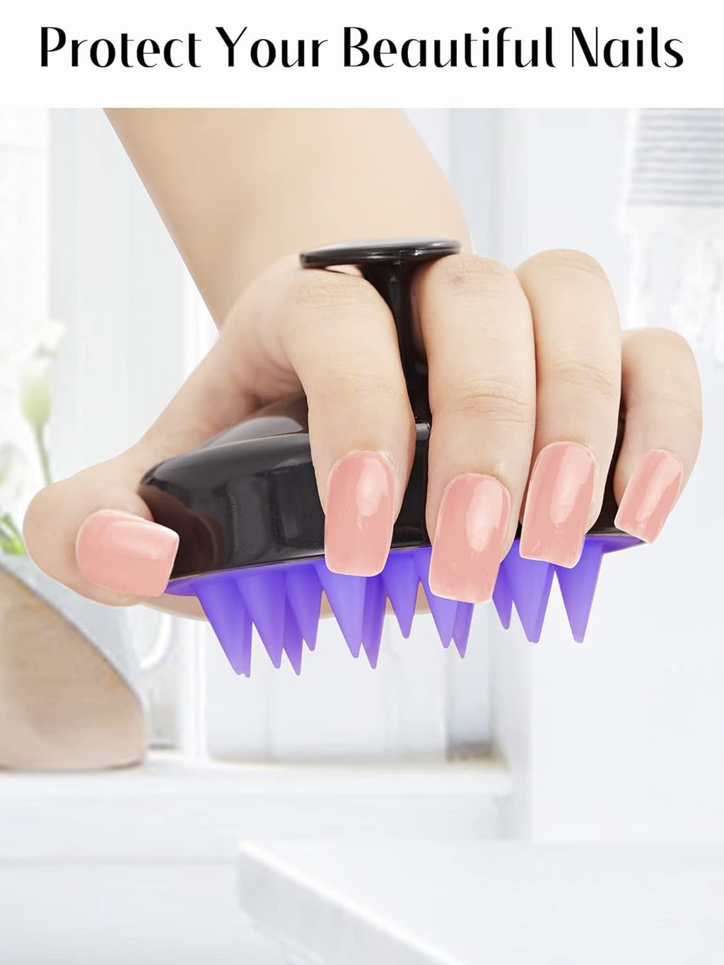 HEETA Scalp Massager Hair Growth, Soft Silicone Scalp Scrubber Shampoo Brush