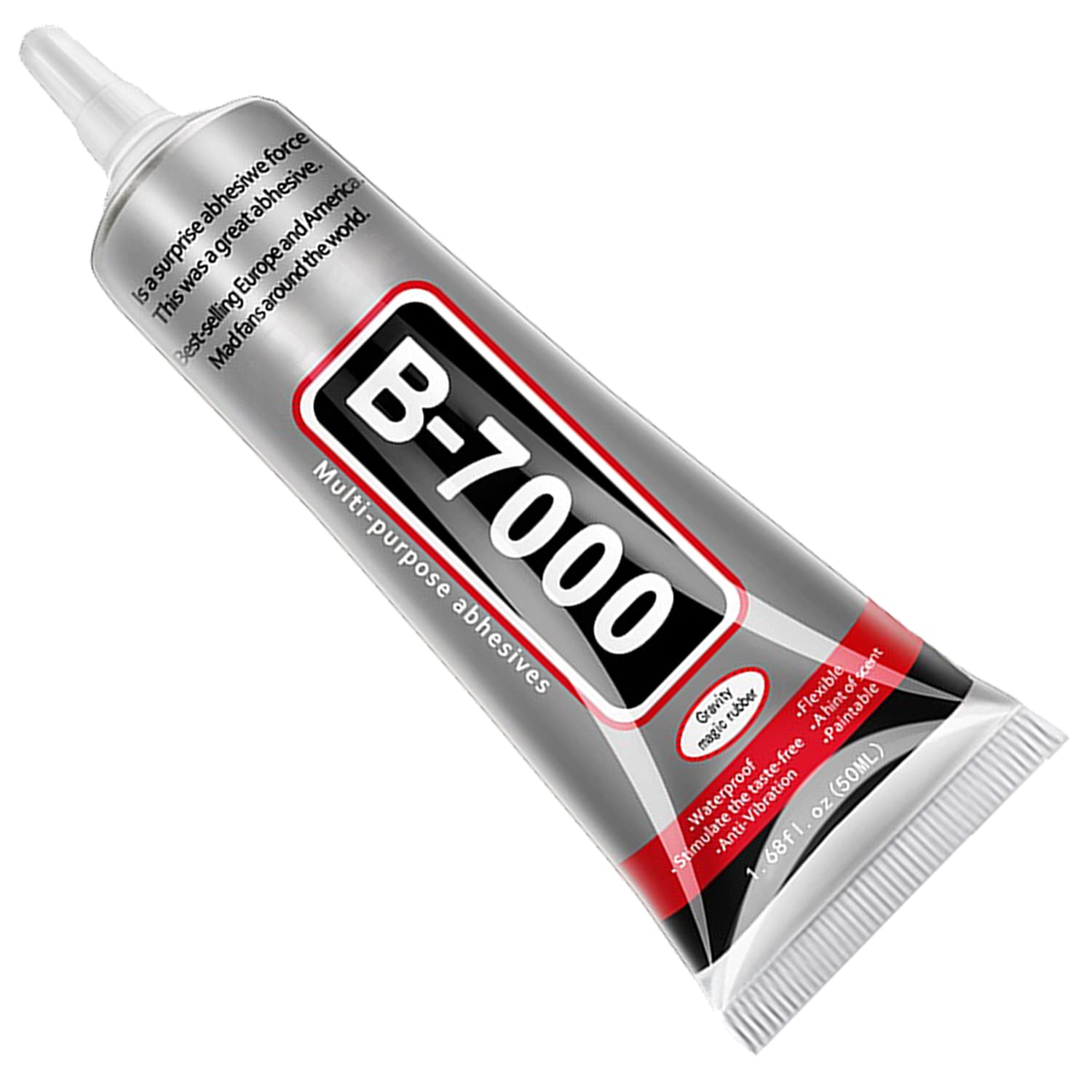 B7000 Jewelry Glue for Making, FITTDYHE 1PCS 50ML/1.69 fl oz Clear Adhesive