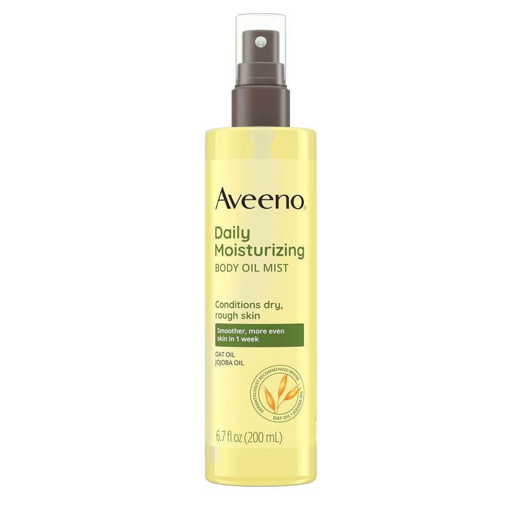 Aveeno Daily Moisturizing Dry Body Oil Mist with Oat & Jojoba Oil for Dry