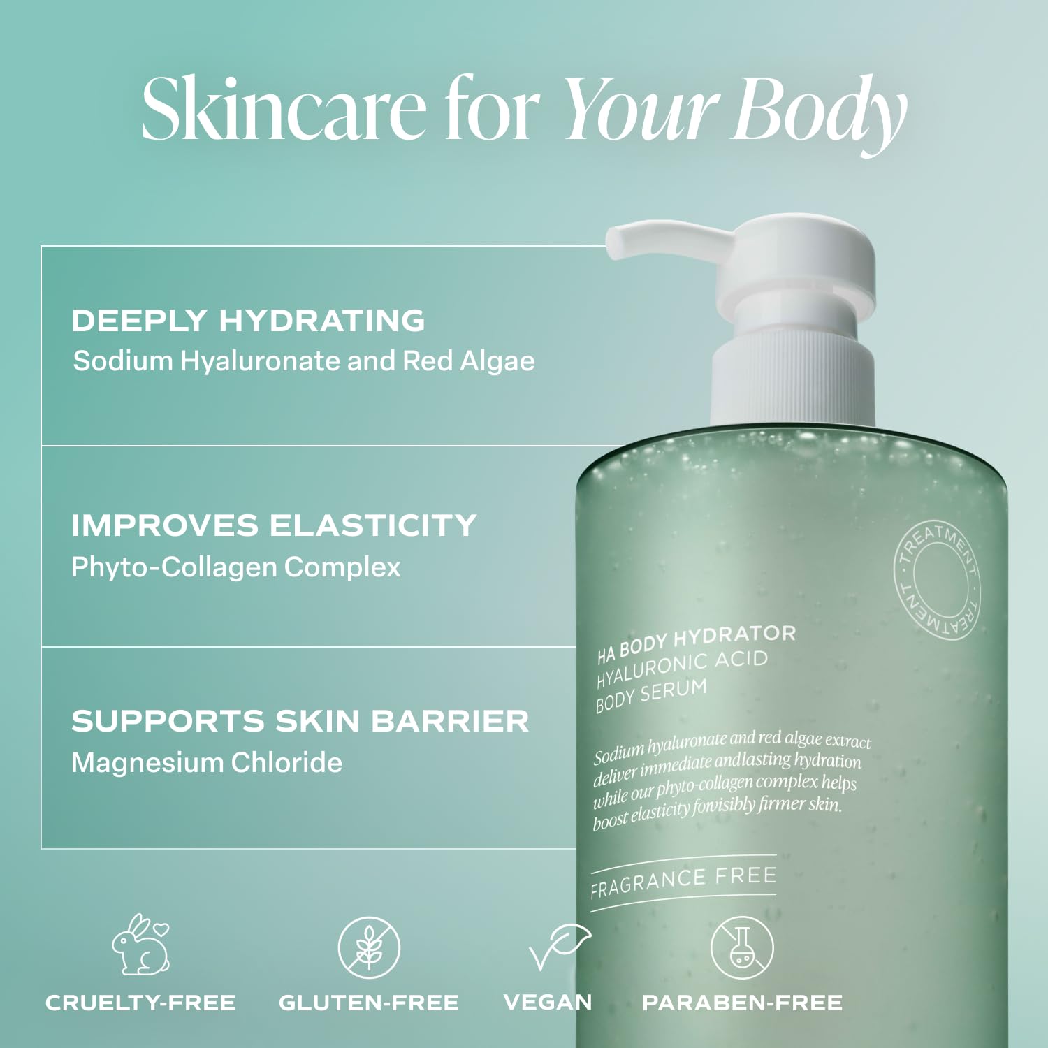 Saltair Hyaluronic Acid Body Serum ‰ÛÒ Hydrating Body Lotion for Smoother