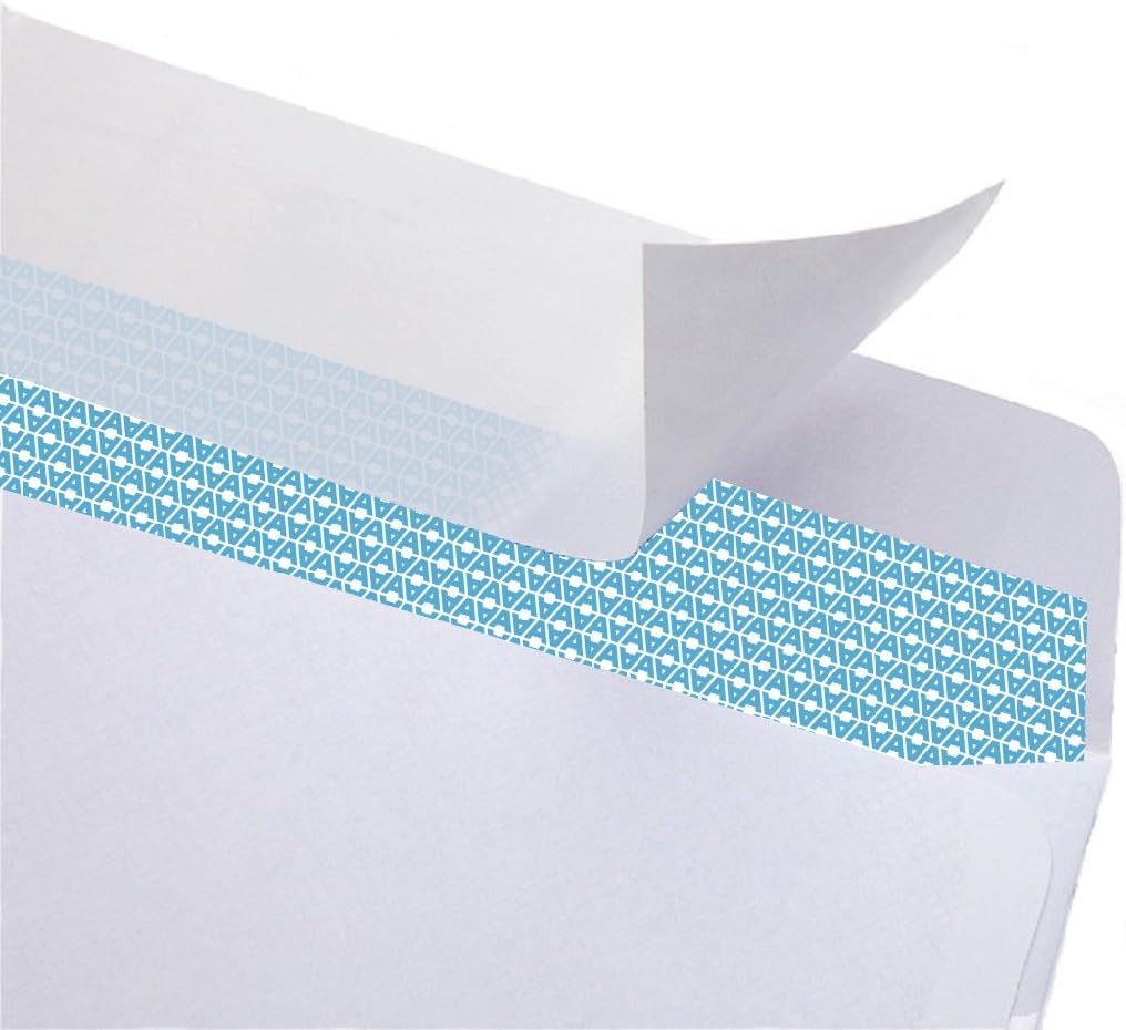Aimoh #10 Security Self Seal Envelopes ‰ÛÒ 100 Qty |No Window, EnveGuard, 4‰ÉÝ x 9å?", White, 24 LB, 100 Count (34100)