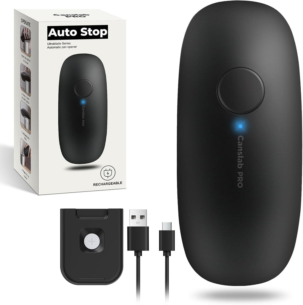 Canslab Ultrablade PRO Auto Stop Can Opener - Rechargeable Electric Can