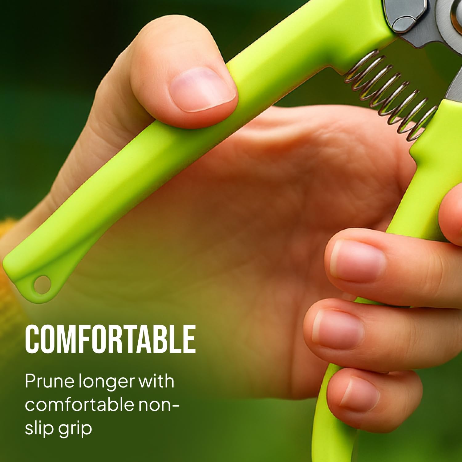 2-Pack Stainless Steel Gardening Scissors, Pruning Shears and Clippers for