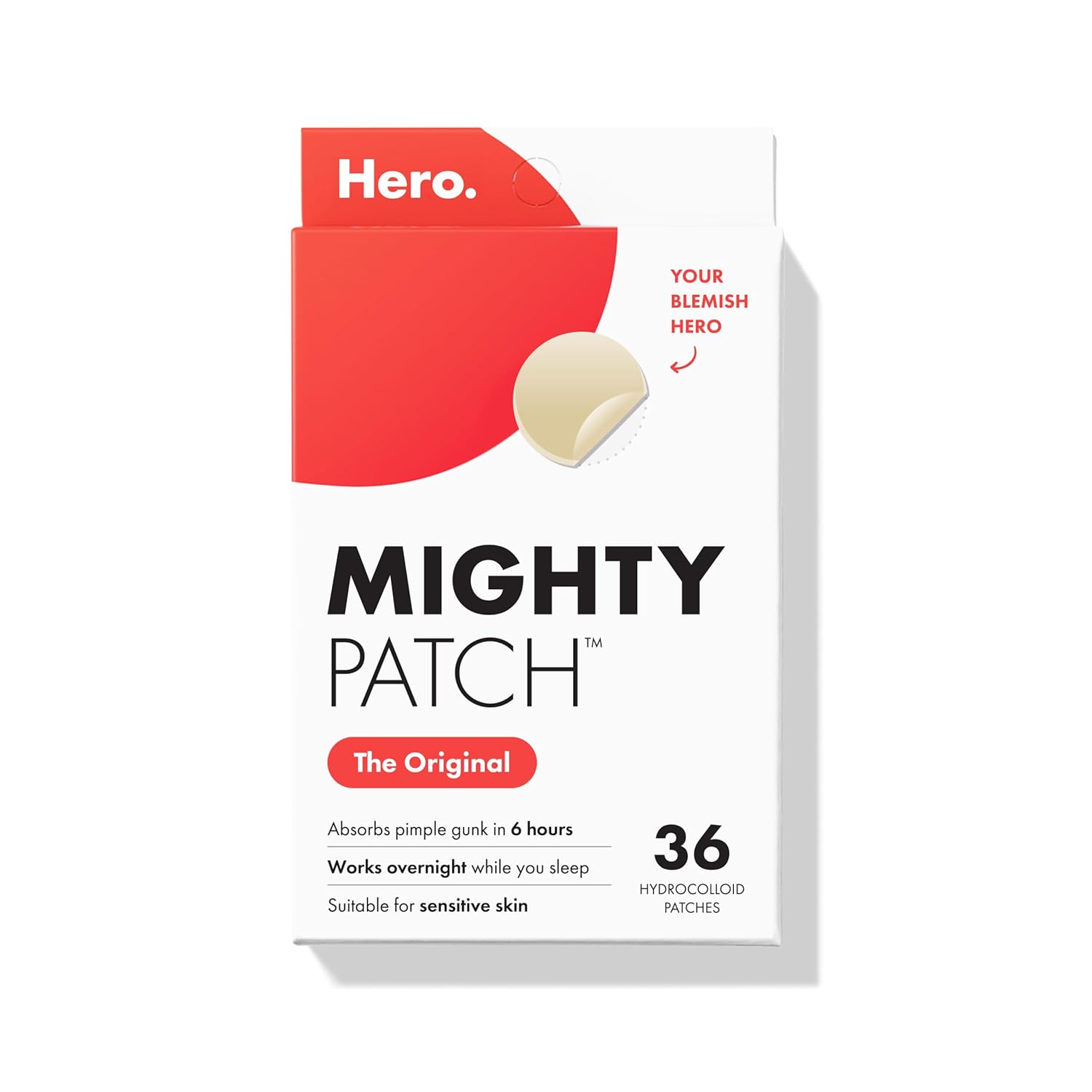 Mighty Patch Original Patch from Hero Cosmetics - #1 Hydrocolloid Acne Pimple