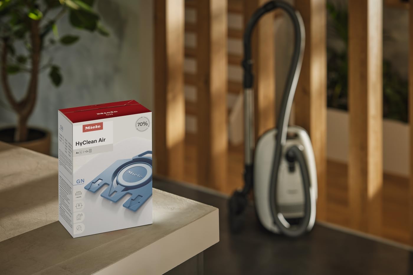 Miele Genuine AirClean GN Vacuum Cleaner Bags, 4 Bags Included, for Miele