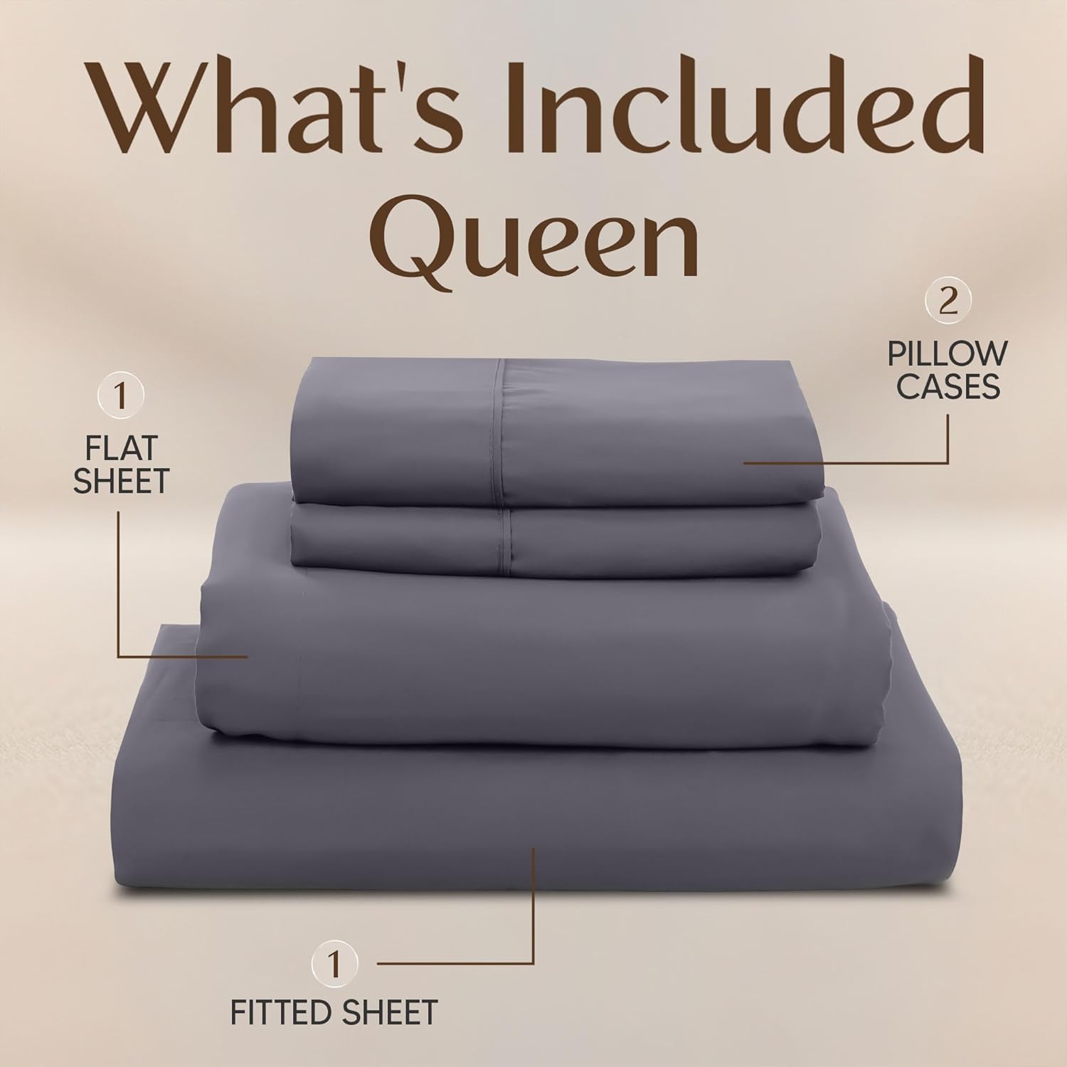 Utopia Bedding Queen Size Sheet Set ‰ÛÒ 4 Piece Bed Sheets, Soft and