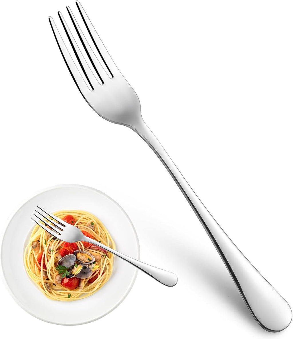 Dinner Forks,Set of 16 Top Food Grade Stainless Steel Silverware Forks,Table