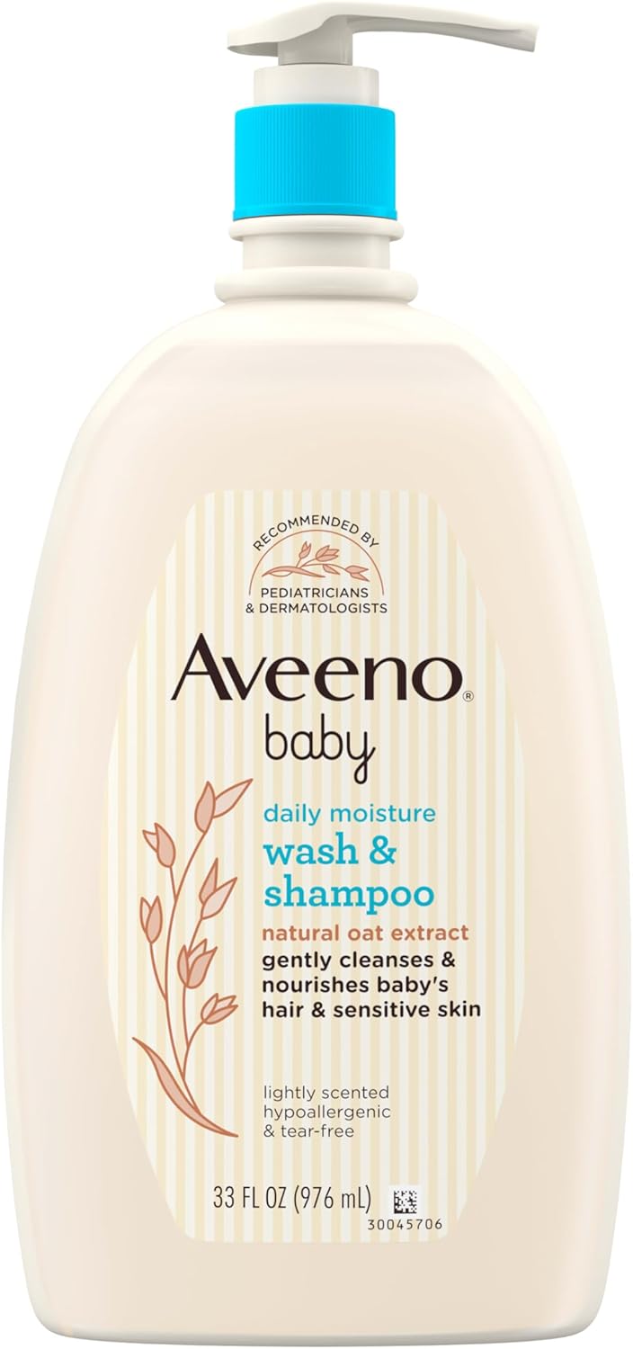 Aveeno Baby Daily Moisture Body Wash & Shampoo with Oat Extract