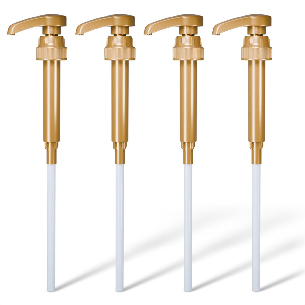 4 Pcs Coffee Syrup Pump Dispenser - Works as Skinny and Torani Syrup Pump