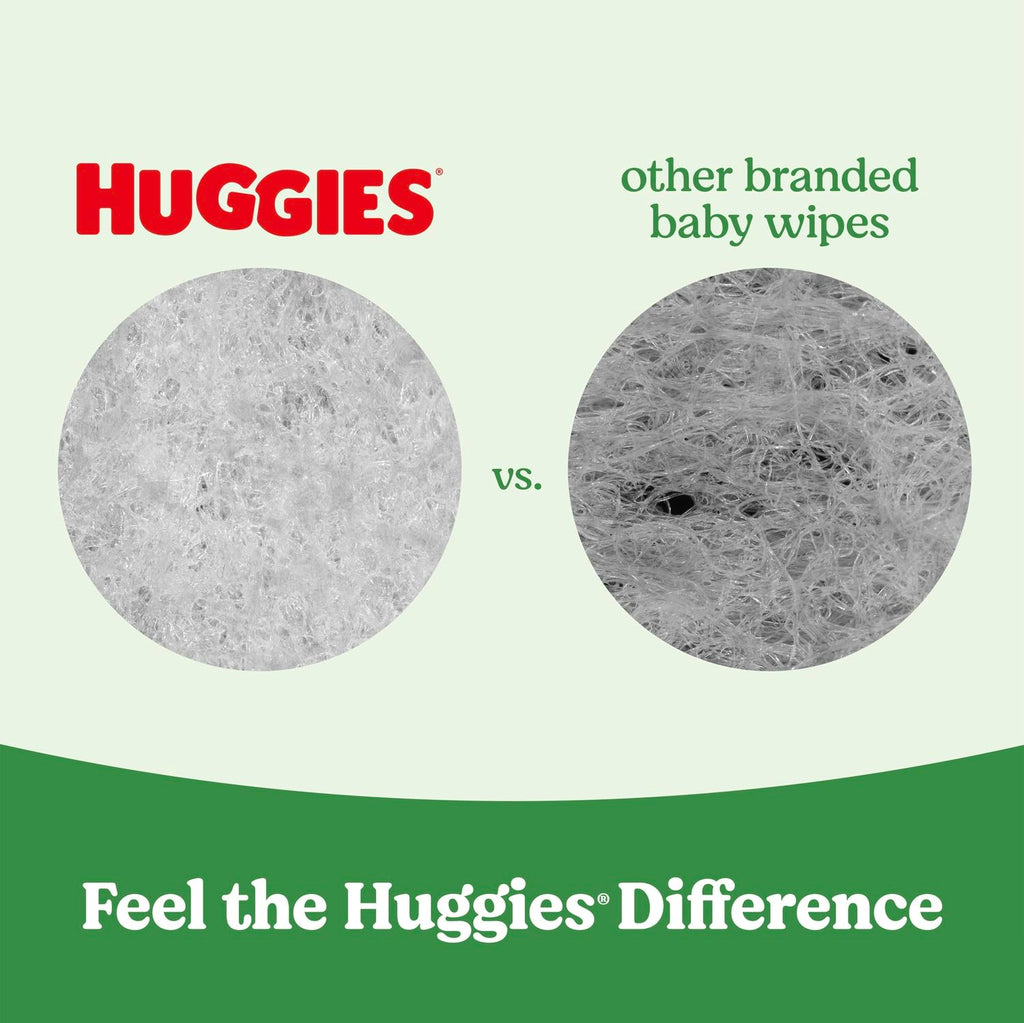 Huggies Natural Care Sensitive Baby Wipes, Hypoallergenic, 99% Purified
